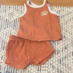Little Co. by Lauren Conrad Orange Baby Outfit